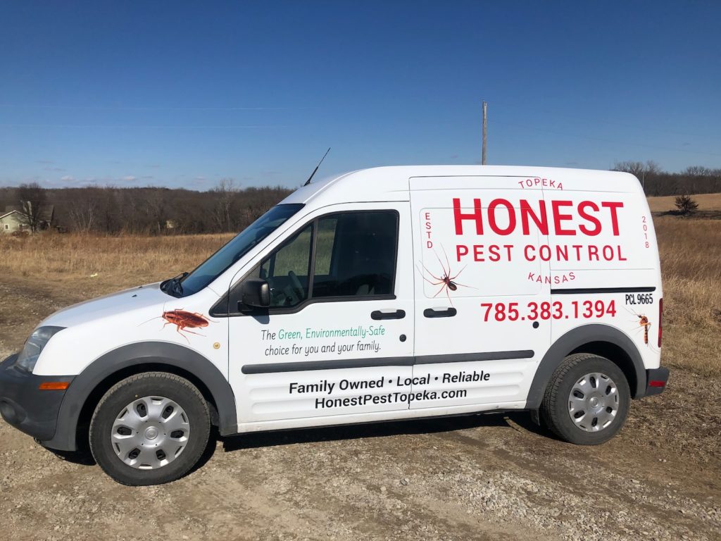 Honest Pest Control Topeka's van.